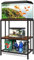 GADFISH Aquarium-Ständer für Aquarien bis zu 20 Gallonen, Metall-Aquariumständer für Aquarium-Zubehör, 3-stöckiges Aquarium-Regal für Heimbüro, 68,6 cm L x 40,9 cm B, Tank nicht im Lieferumfang