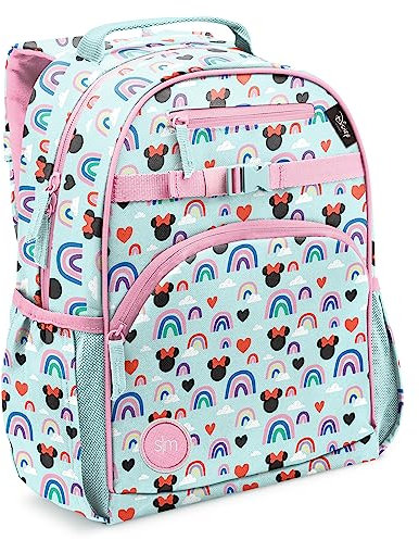 Simple Modern Unisex Kinder Backpack Fletcher Rucksack, Disney Minnie Maus Regenbogen, 18 l