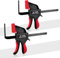 Track Saw Clamp, KITLUCK Quick Release Guide Rail Clamp for Circular Saw Guide Rail System, 6 Clamping Thickness, Universal Wood Track Clamps for Woodworking-2 Pcs