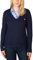 Ladies V Neck Cable Knit Jumper Womens Chunky Knitted Jumper Pullover Sweater (UK, Numeric, 16, Regular, Regular, Navy/Pink)