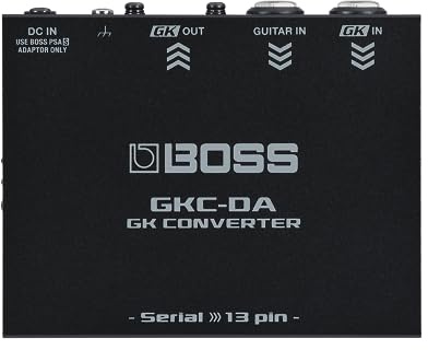 BOSS GKC-DA GK Wandler, Steuere BOSS und Roland Geräte mit 13-Pin GK Anschluss über die neuen GK-5/GK-5B Tonabnehmer