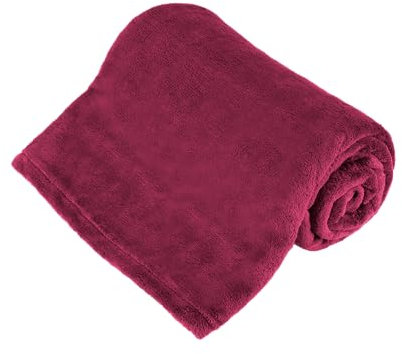 Teesa Coperta in pile 150x200 cm Amaranto TSA8901-4