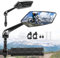 2 Stück Fahrradspiegel für E-bike Extra Große Spiegelfläche, HD 360° Drehbarer Rückspiegel Fahrrad für 20-24mm Lenker, für Mountainbike, Motorrad, Rennräder (Links + Rechts)