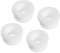 sourcing map 4Pcs Snap Rubber Grommet Hole Plug Mount Dia 11mm ID 8mm H 10mm Seal Anti-Scratch for Electrical Box Cable Pipe White