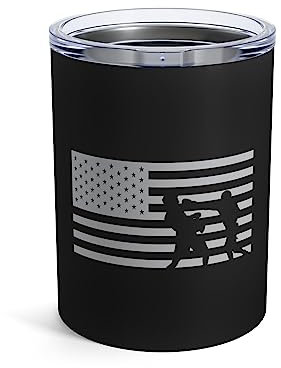 Hilarious Fighter Sparring USA National Banner Tee Shirt Tumbler 10oz 10oz