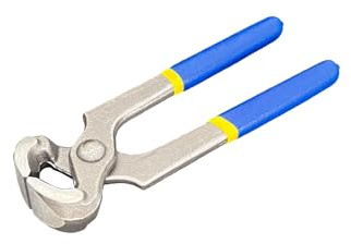 BQKKWIN Nagelabzieherzange, Nagelentferner, Schneidezange, Tischlerwerkzeug, Klammerentferner-Werkzeug, Nagelzieher, Nagelzange, Katzenpfote, Endschneidezange, Drahtschneidewerkzeug (15,2 cm)
