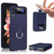 Galaxy Z Flip3 Handyhülle für Samsung Galaxy Z Flip 3 5G Hülle, Ultra Dünn Folable Matt Hart PC mit Ring Z Flip 3 Handytasche Case Outdoor Stoßfeste Schutzhülle für Samsung Z Flip 3 5G 6,7'' (Blau)