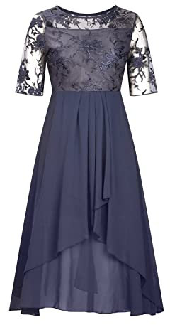 Abito Sposa Corto 2024 Oro Paillettes Rosa Vestito da Cocktail Donna Estivi Verde Elegante Cerimonia Marche Italiane Stile Impero