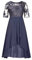 Abito Sposa Corto 2024 Oro Paillettes Rosa Vestito da Cocktail Donna Estivi Verde Elegante Cerimonia Marche Italiane Stile Impero