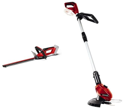 Einhell Tagliasiepi a batteria GC-CH 18/40 Li Solo Power X-Change & Ge-Ct 18 Li Solo Tagliabordi A Batteria Power X-Change 18V, Rosso