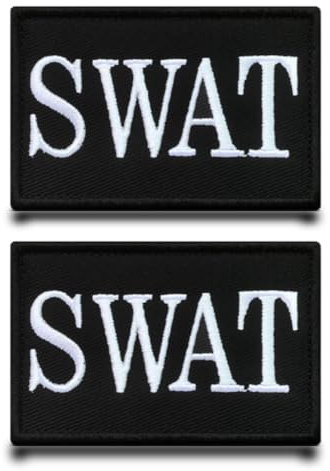 2 StückSWATGlobale Offensive Flagge Patch Abnehmbare Aufnäher mit Stickereiverschluss Taktisch Militär Patch Applikation für Rucksäcke Jacke Taschen Weste Kleidung Stickereibänder