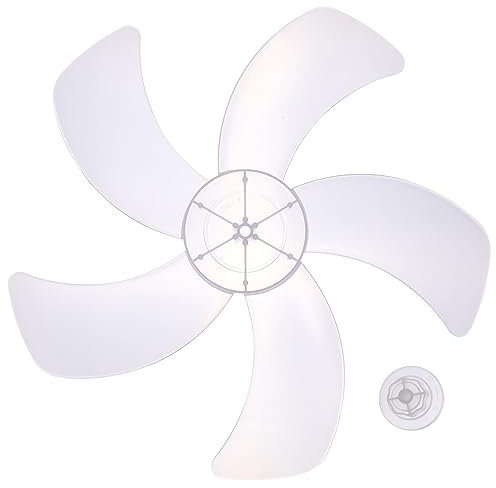 jojofuny Ventilador Plástico para Ventilador Mesa Diseño de Palas Instalación Accesorios de Ventilador Silencioso