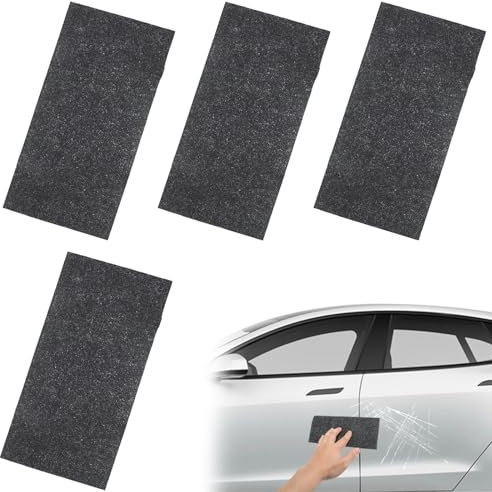 4 pcs we are selling Nano Sparkle Tuch, Nano Sparkle Tuch Auto Kratzer Original Nanosparkle, Magic Nano Sparkle Tuch, für Reparatur von leichten Kratzfarben Lackpflege