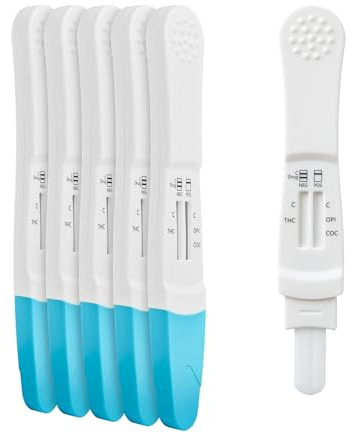 Drogentest-Set, 3-in-1-Sp-Drogentest-Kits für Cannabis, Opiate und Kokain-Drogentests, einfach zu verwendende Drogentest-Kits für Zuhause, schneller oraler oraler Drogentest, Sp, 2 Stück