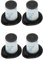 JOZJJ Filtres de Remplacement compatibles avec Rowenta Air Force Tout-en-Un 460 Air Force Flex 560, 4 pièces, Accessoires for aspirateur