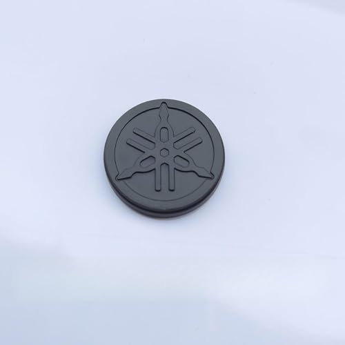 3D-Yamaha-Aufkleber, Logo, Motorrad, Tank-Emblem, Aufkleber (schwarz, klein)