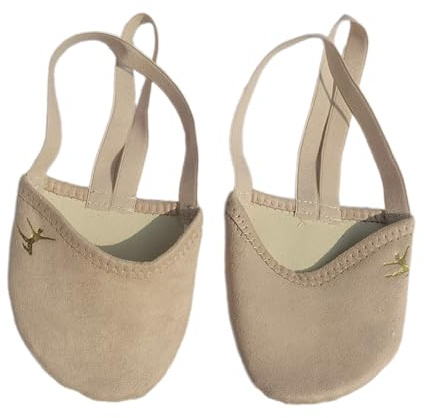 pumpumlia Damen Tanzsocken Rhythmische Gymnastik Halbsohlen Ballett Bauchtanz Halbsocken