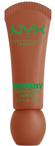NYX Professional Makeup Lip Balm, matte, aufbaubare Farbe, angenehmes Tragegefühl, einzigartiger, süßer Duft, Smushy Matte Lip Balm, Soft Smile