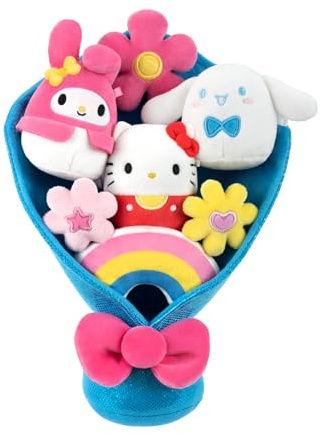 Squishmallows Micromallows SQSN01284 - Hello Kitty and Friends Blumenstrauß aus Plüsch, offizielles Plüsch