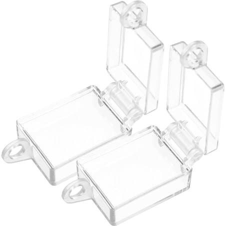 Ciieeo 2 Stück Transparente Schalterschutzabdeckung aus Abs Kunststoff für Kippschalter mit Verbesserter Haltbarkeit und Praktischem Design für Professionelle Umgebungen und Boote