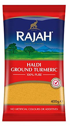 Rajah Spices Haldi Ground Turmeric | Holud | Haldi | Haldar | Haladi | (400g)