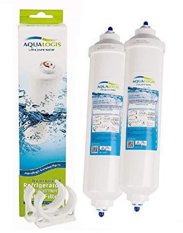 2 x Aqualogis Water Filter Compatible With Daewoo DD-7098 3019974100 External