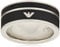 Emporio Armani Herren Ring EGS2032040, Silber/Schwarz, 64 DE