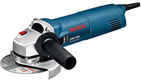 Bosch Professional meuleuse angulaire GWS 1000 (Ø de disque 125 mm, 1 000 W, avec protection anti-redémarrage, dans boîte carton)