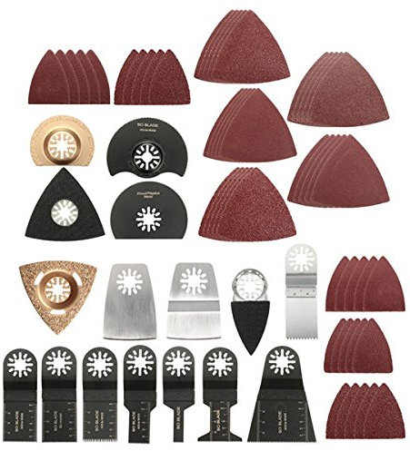 EsportsMJJ 66Pcs Mix Oszillierende Multitool Säge Blatt Für Fein Bosch Dremel Makita Multitool