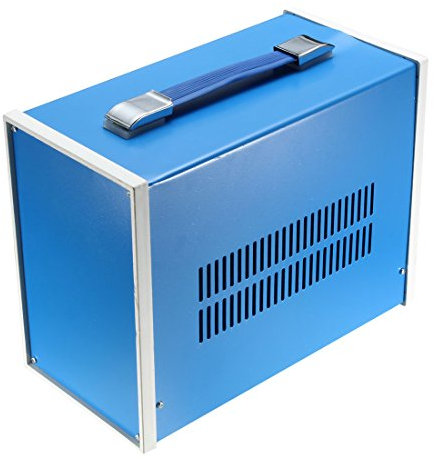 Sourcingmap 272 x 138 x 213mm Electronic Iron DIY Junction Box Enclosure Case Blue