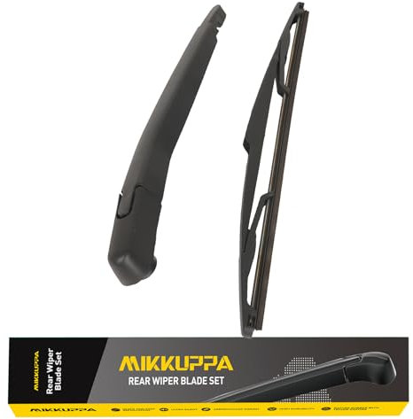 Rear Wiper Arm Blade, Replacement for Zafira B 2005-2018 - MIKKUPPA Back Windscreen Wiper Assembly Replacement - All Season Natural Rubber Cleaning Window