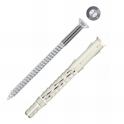 Cheville nylon longue expansion avec vis tête fraisée Torx G-L (boîte) SCELL-IT