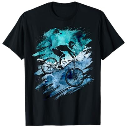 Vintage Mountainbike Natur Downhill Fahrrad Radfahren T-Shirt