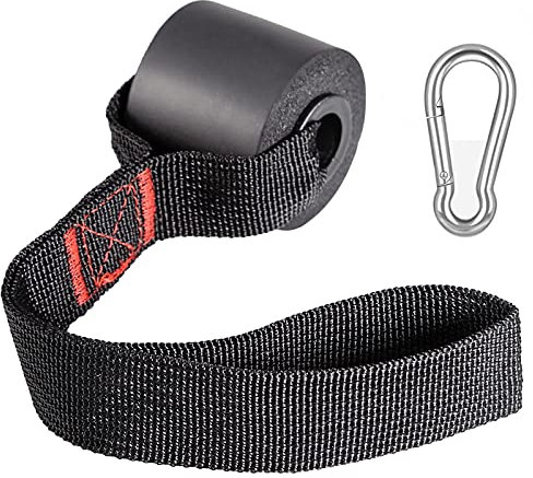 Bandes de résistance pour ancrage de porte - Ancre de porte sécurisée - Ancre de porte robuste pour bandes de résistance - Ancre de porte pour entraînement physique - Ancre + Mousqueton