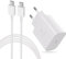 25W USB C Ladegerät, Schnellladegerät, PD 3.0 Ladestecker mit 1,5m Ladekabel Typ C für Samsung Galaxy S24,S23,S22+,S22,S21FE,S21 Ultra, S20,S10,S8,Z Flip 4,Z Fold 5,A54,A53 5G,A71,A34, Note 20/10/9