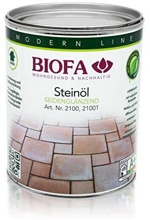 BIOFA Steinöl farbig 1,00 L Farbe Nr. 10-06 siehe Farbkarte -Terracotta Estrich Beton Ziegelöl