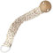Piccolila Baby Schnullerkette - Schnullerband aus Bio Baumwolle - Schnullerband mit Holz Clip und BPA-freiem Silikonring - Für fast alle Schnuller geeignet - Individuelle Designs (white+pink flowers)