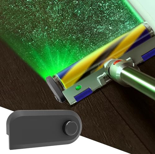 QPDZ Rechargeable Vacuum Cleaner Dust Detection Light, Green Light Attachment Suitable for Dyson Shark Bissell, Reveal Micro Dust Display Pet Dog Cat Hair, Upgrade Vacuum Accessories Universal Lamp