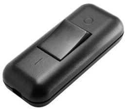 Interruptor bipolar 2A 250V negro, en blister, ideal para controlar circuitos eléctricos y proteger instalaciones.