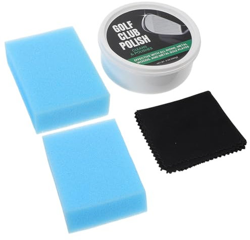 HANABASS Golf Clubs Polish Cleaner Cream Irons Groove Polish Kit Deep Stain Remover Golf Accessories