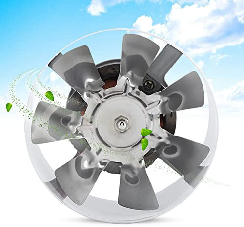 RASTKY 25 W 95 Mm, Wandmontierter Abluftventilator, Geräuscharm, für Zuhause, Badezimmer, Energieverbrauch, Küche, Garage, Lüftung, Versorgungsrohr mit für Hydrokultur-Zuchtraumzelt