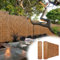 Rotolo di bambù – 50/60/90/100/130 cm, copertura decorativa per recinzione, patio esterno, frangivento in bambù, soluzione per la privacy del giardino (120 x 10)