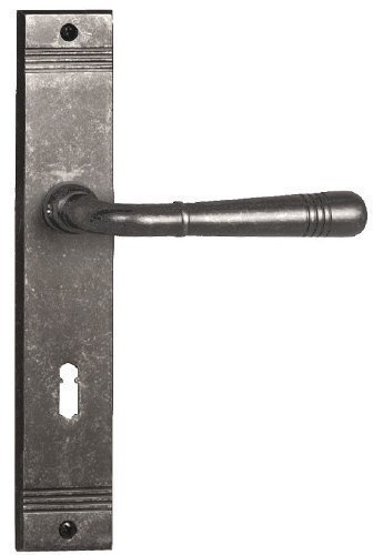 Türdrücker Türklinke Türgriff Türknauf massiv Messing Antik grau BB