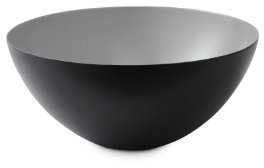 Normann Copenhagen 352650 Krenit Deko Schale, Metall, grau