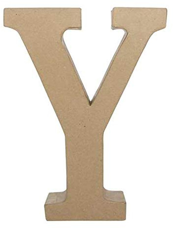 Décopatch Mache Funny Letter Y