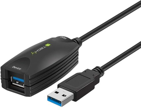 Techly ICUR3050 Cable USB 5 M 3.2 GEN 1 (3.1 GEN 1) USB A Negro
