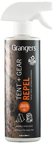 Grangers Tenda + Gear respingono i raggi UV, 500 ml, impermeabilizzante spray che protegge tende e attrezzature per esterni