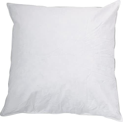 Erwin Müller Daunen-Kissen, Kopfkissen, Kissenfüllung Daunen-Feder Serie Oslo weiß Größe 80x80 cm - Liegekomfort: mittel, trocknergeeignet