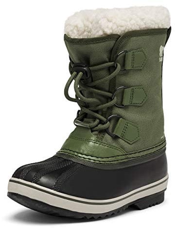 Sorel Yoot Pac Nylon WP, Stivali da Neve Impermeabili Unisex - Bambini e ragazzi, Verde (Hiker Green 211), 35 EU