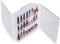 GDICONIC 48 Lattice Universal Clear Nail Polish Oil Cosmetic Organizer Storage Holder Double Side Display Container Case